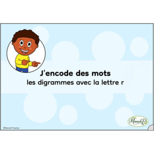 J'encode des mots - Digramme avec la lettre r